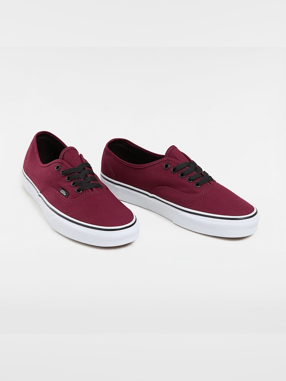 New Vans Authentic Low-Top Sneakers Burgundy & Black Laces Men’s 6.5 / Women’s 8